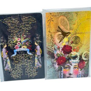 Papaya Art Mini Notebooks Set Of 2 3.5” X 5.5” 32 Lined Pages Retired